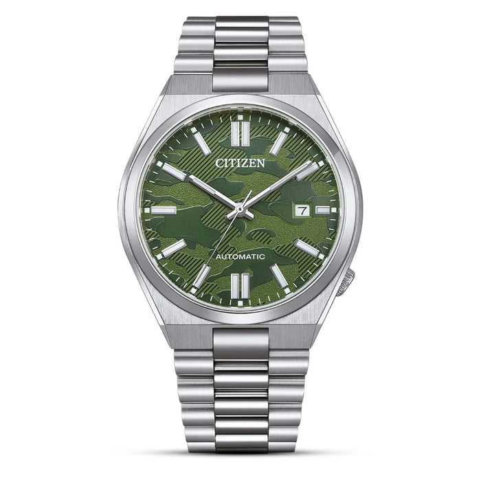 Citizen Tsuyosa Automatic Green Camo Dial Men's Watch – NJ0159-86X