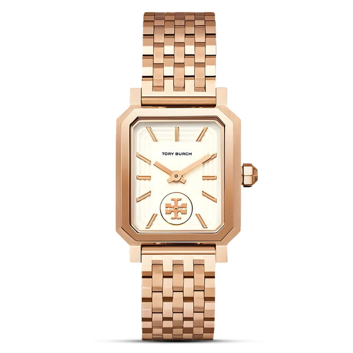 Tory Burch Robinson Cream Dial Rose Gold-Tone Ladies Watch – TBW1502