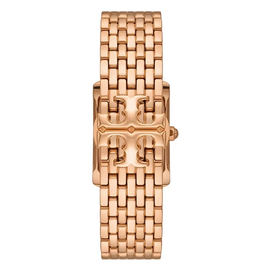 Tory Burch The Eleanor Mother of Pearl Dial Rose Gold Stainless Steel Ladies Watch โ TBW1079