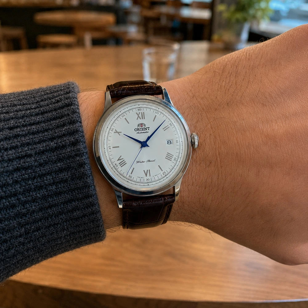 Orient Bambino Version 2 White Dial Automatic Men's Watch – TAC00009W0