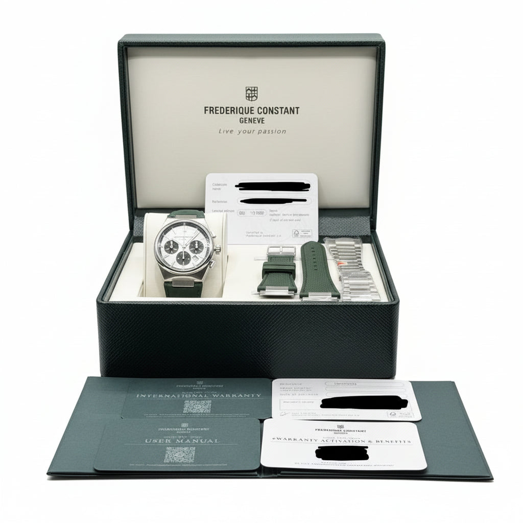Frederique Constant Highlife Chronograph Automatic Green Dial Men's Watch – FC-391SGR4NH6