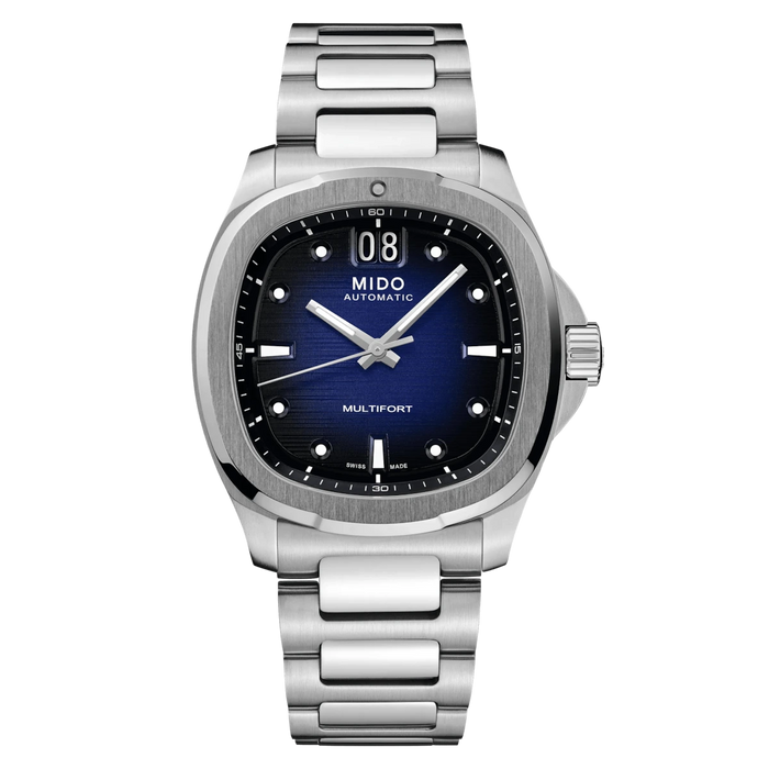Mido Multifort TV Big Date Blue Dial Men's Watch- M049.526.11.041.00