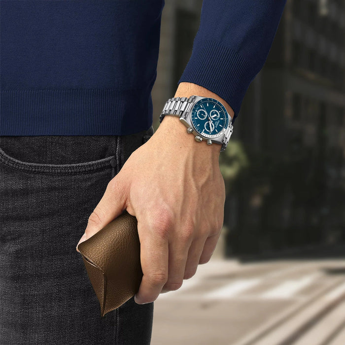 Tissot PR516 Blue Dial Chronograph Men's Watch β T149.417.11.041.00
