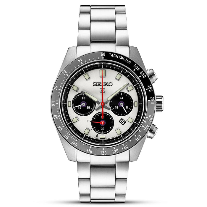 Seiko Prospex Speedtimer Silver Dial Solar Chronograph Men's Watch β SSC911