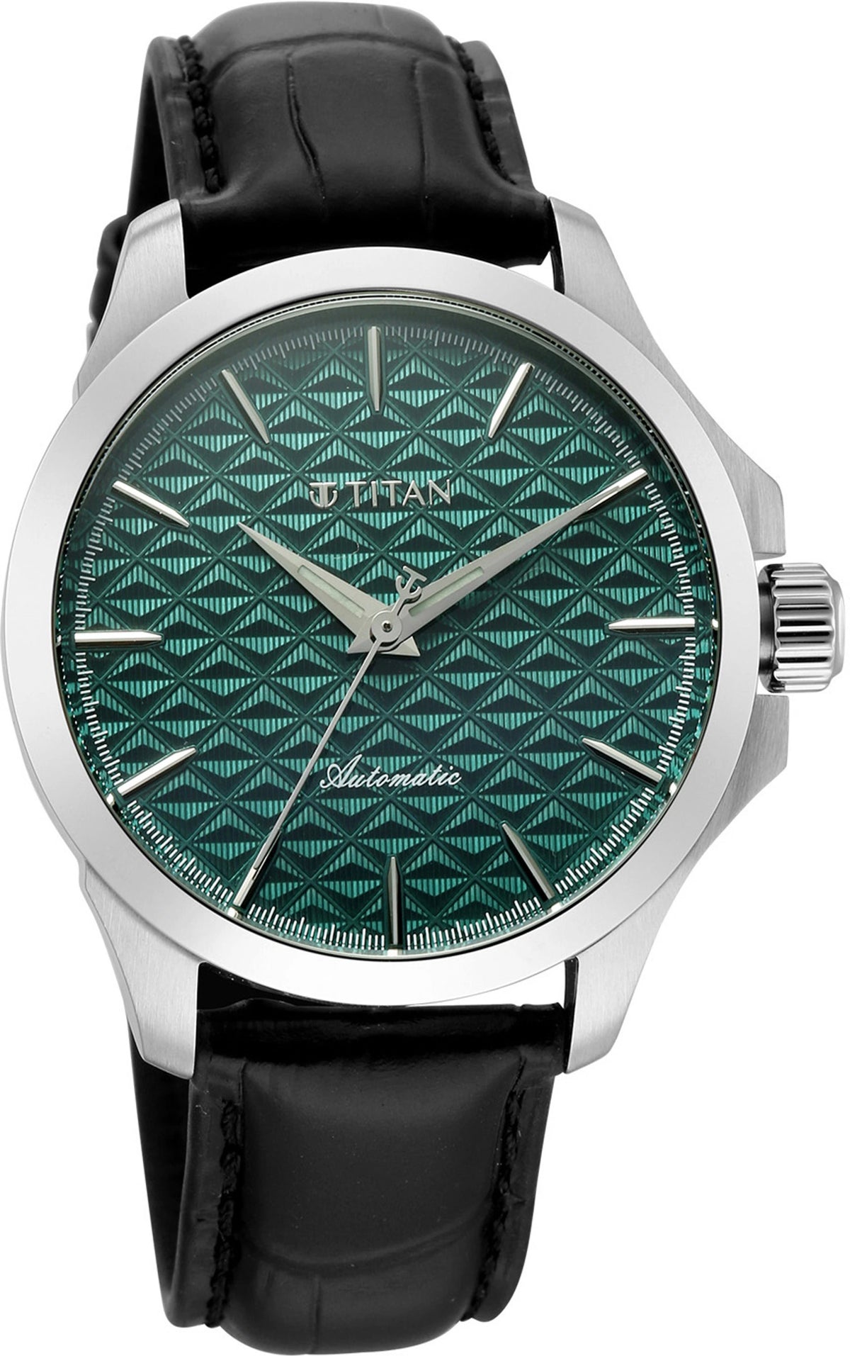 Titan Automatic Infinium Teal Dial Men's Watch – 10077SL03