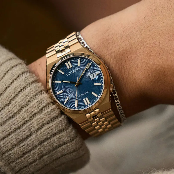 Citizen Tsuyosa 60 Blue Dial Automatic Men's Watch – NK0023-57L