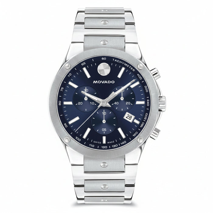 Movado SE Chronograph Blue Dial Men's Watch β 0607931
