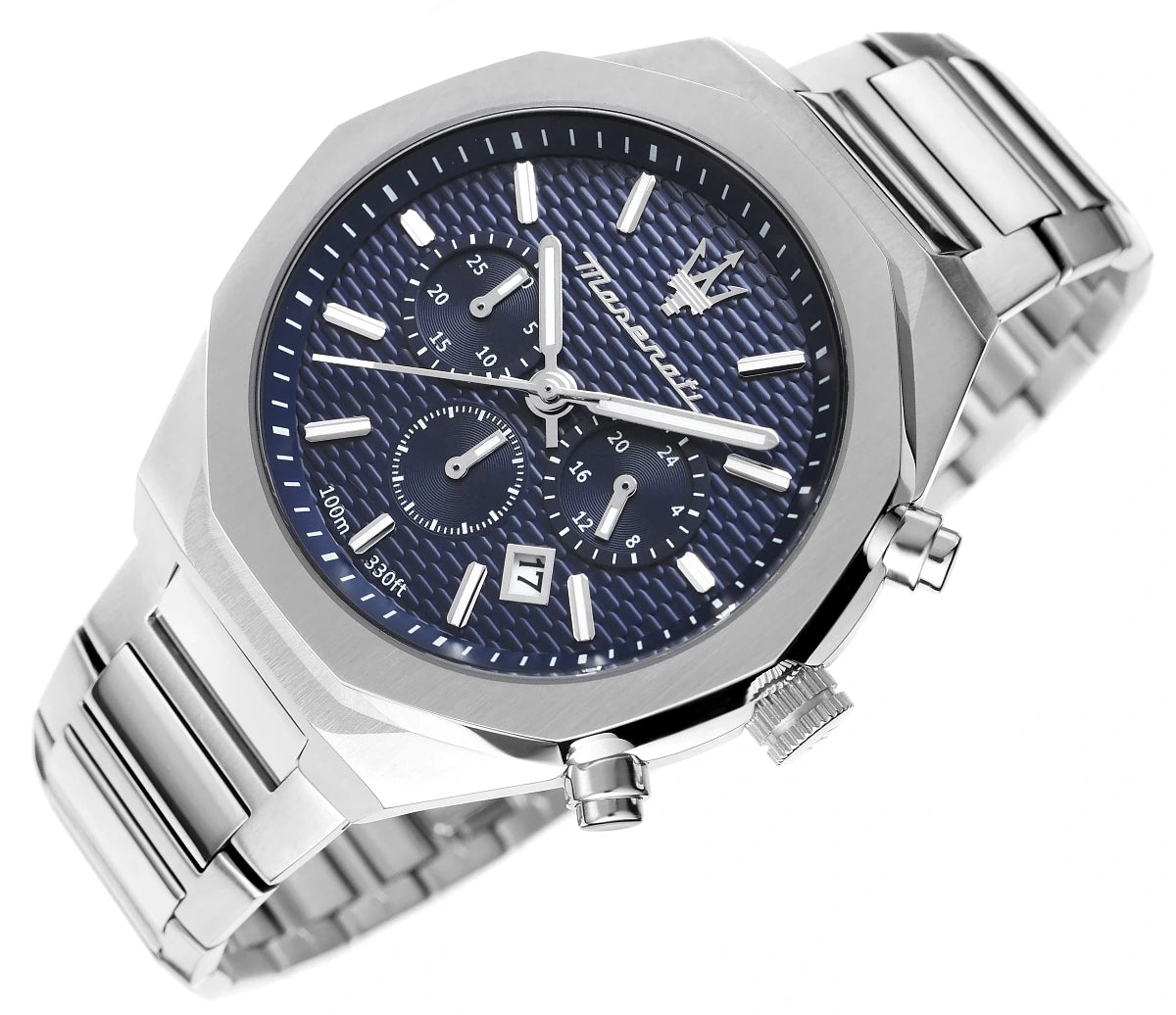 Maserati Stile Blue Dial Chronograph Men's Watch – R8873642006