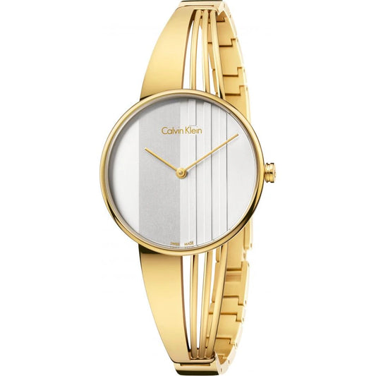 Calvin Klein Drift Yellow Gold Bangle Women's Watch – K6S2N516