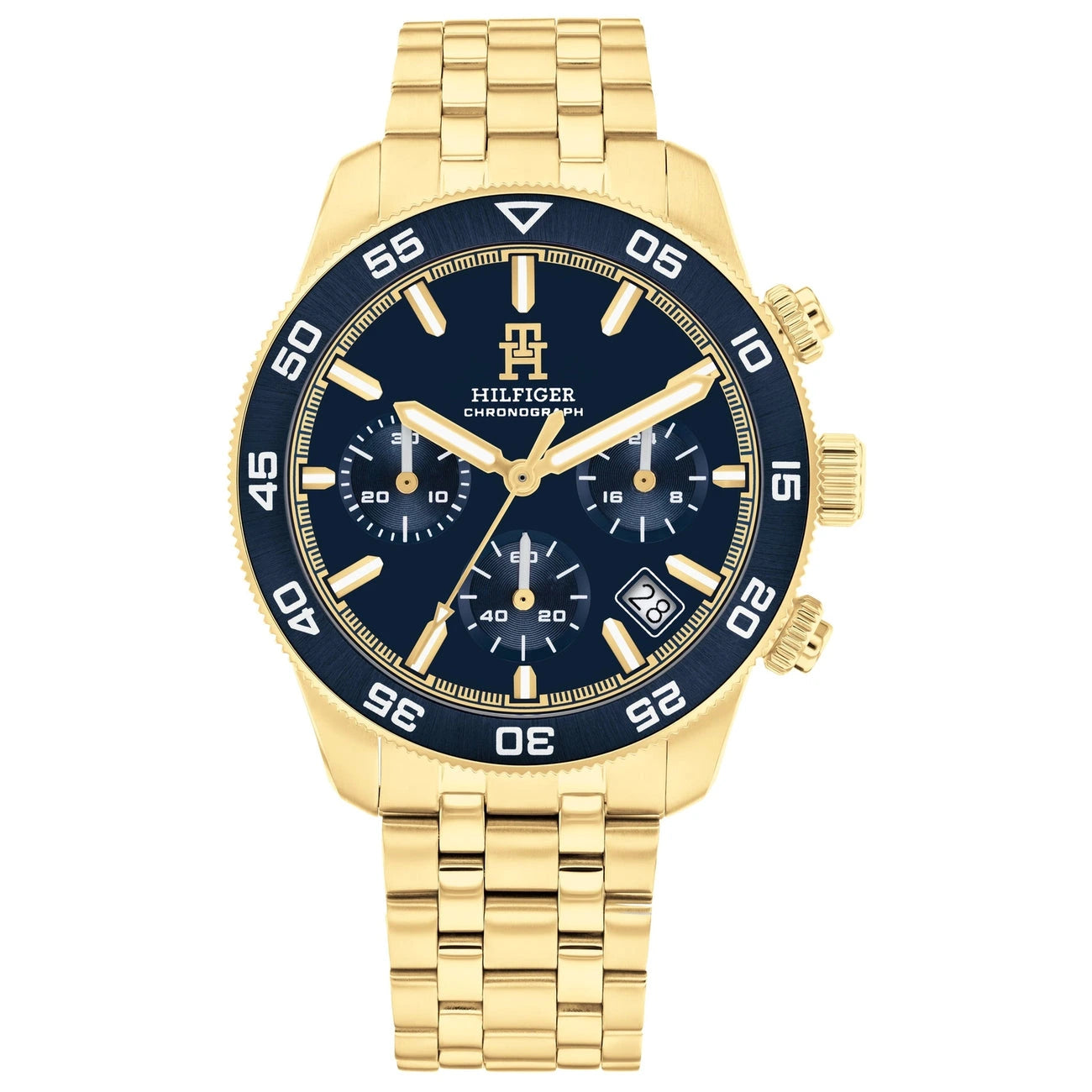 Tommy Hilfiger TH85 Blue Dial Chronograph Men's Watch – 1792158