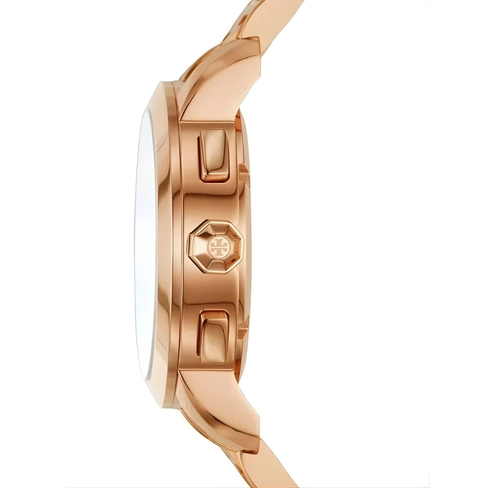 Tory Burch Collins Silver Dial Stainless Steel Ladies Watch – TBW1033
