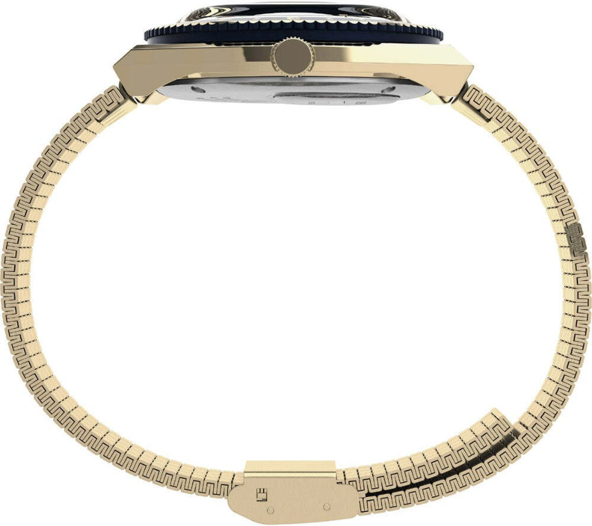 Timex Q Timex 38mm Blue Dial Gold-Tone Men's Watch – TWEG26302