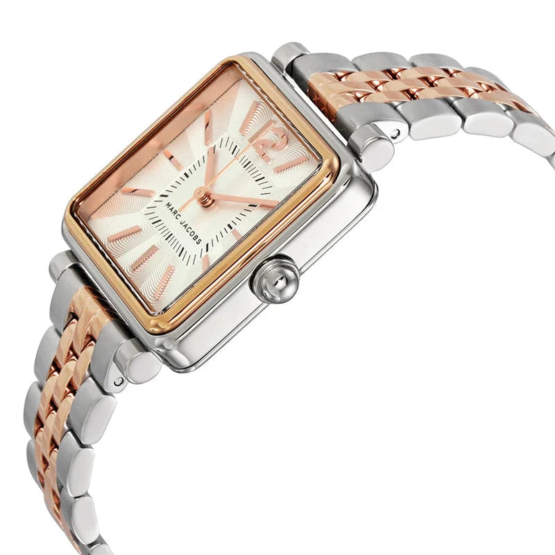 Marc Jacobs Vic Silver Dial Two-Tone Stainless Steel Ladies Watch – MJ3463