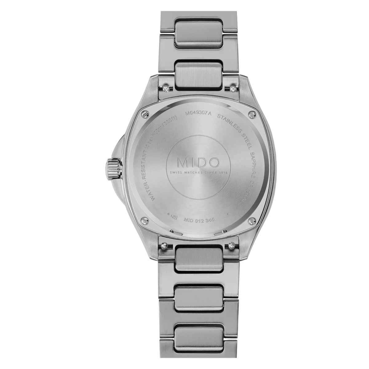 MIDO Multifort TV 35 Mother-of-Pearl Diamond Dial Stainless Steel Ladies Watch – M049.307.11.136.00