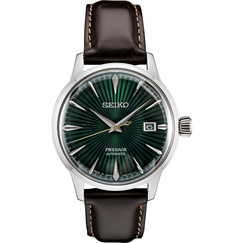 Seiko Presage Cocktail Time "Mockingbird" Green Dial Automatic Men's Watch – SRPD37J1