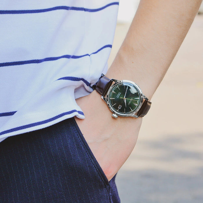 Seiko Presage Cocktail Time "Mockingbird" Green Dial Automatic Men's Watch – SRPD37J1