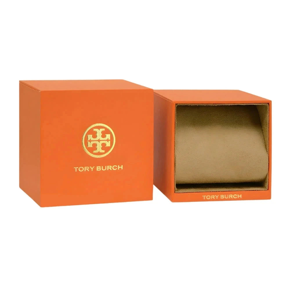Tory Burch The Oval Pink Mother-of-Pearl Two-Tone Ladies Watch – TBW6039
