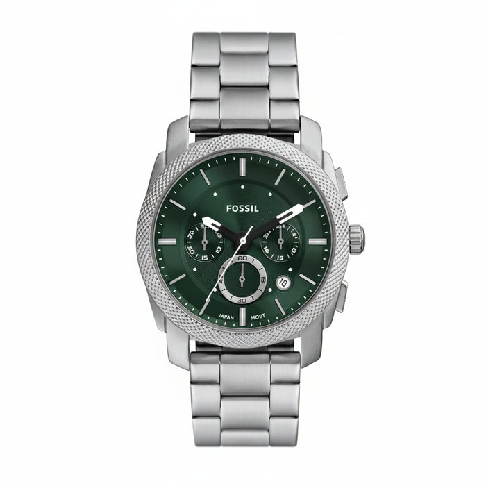 Fossil Machine Green Dial Men's Chronograph Watch – FS6079