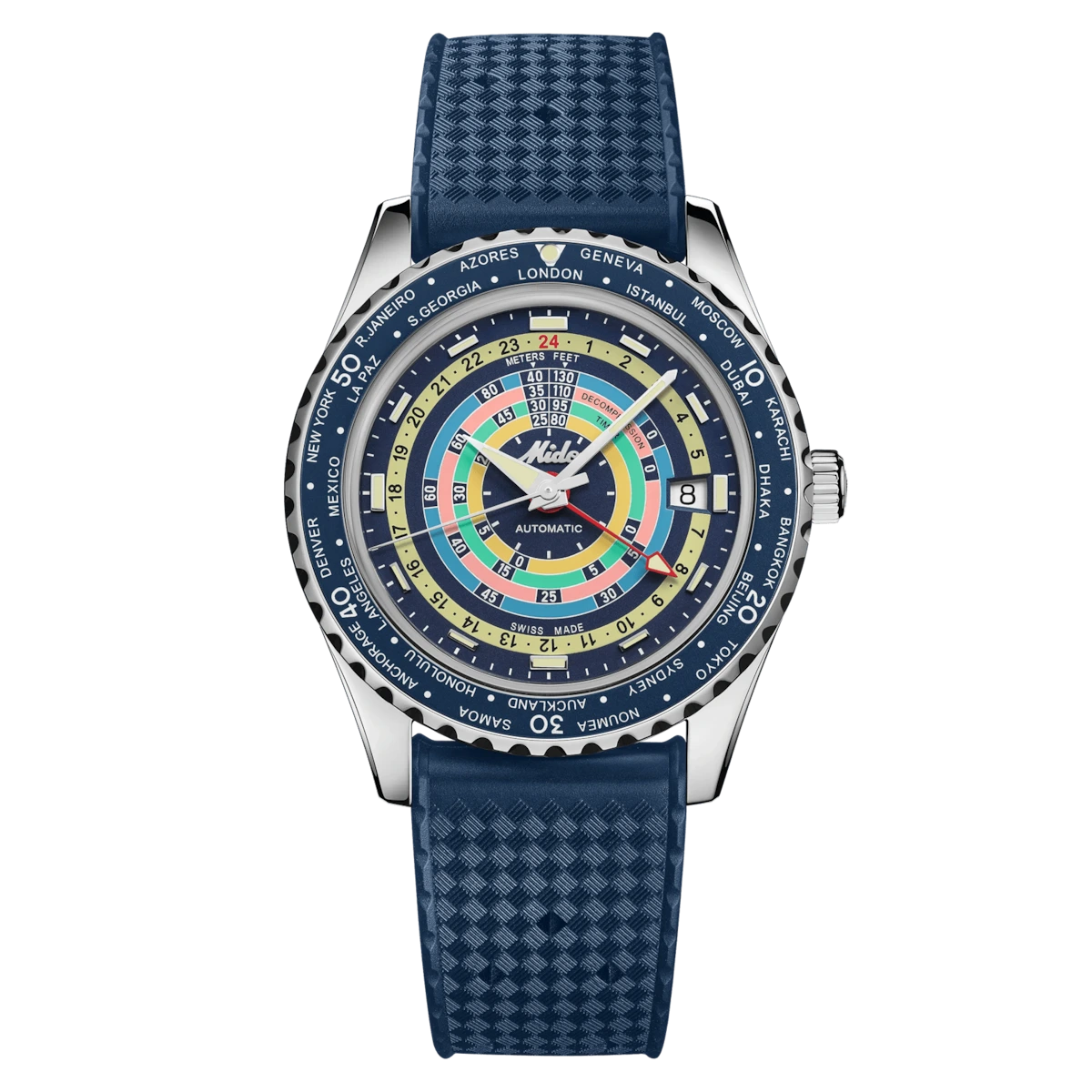 Mido Ocean Star Decompression World Timer Men's Watch | M026.829.17.041.00