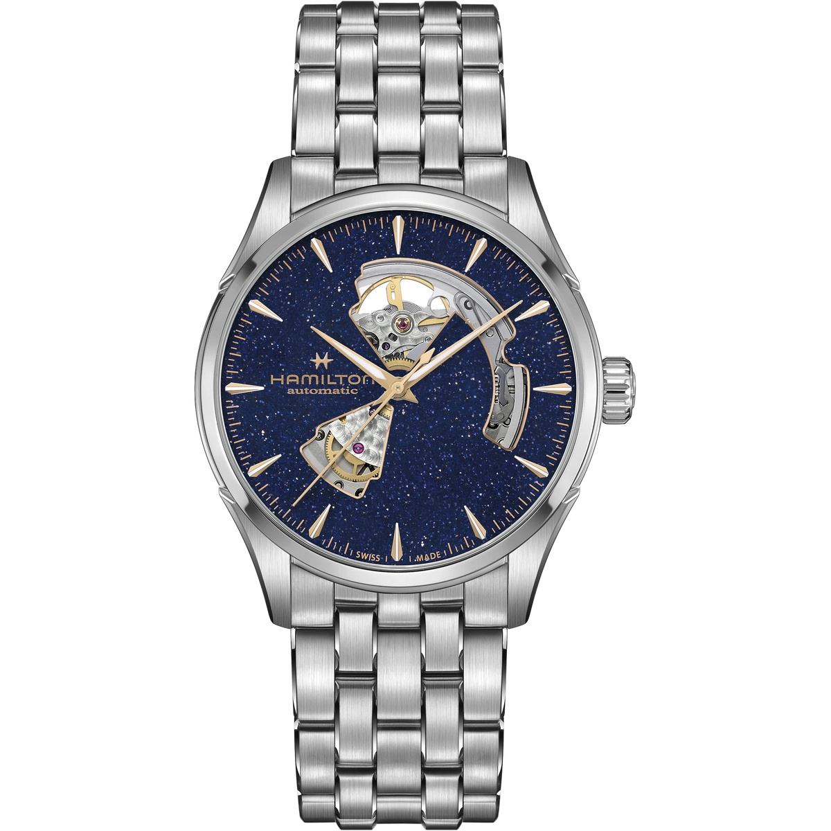Hamilton Jazzmaster Open Heart Blue Dial Automatic Men's Watch – H32705140
