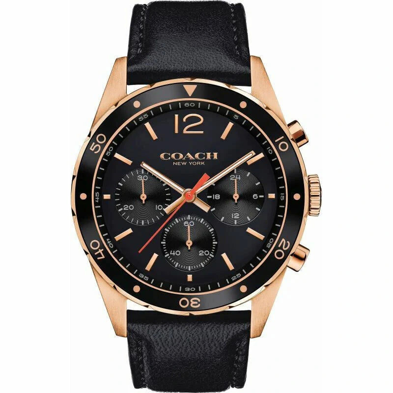 Coach Sullivan Black Dial Men's Chronograph Watch – 14602087
