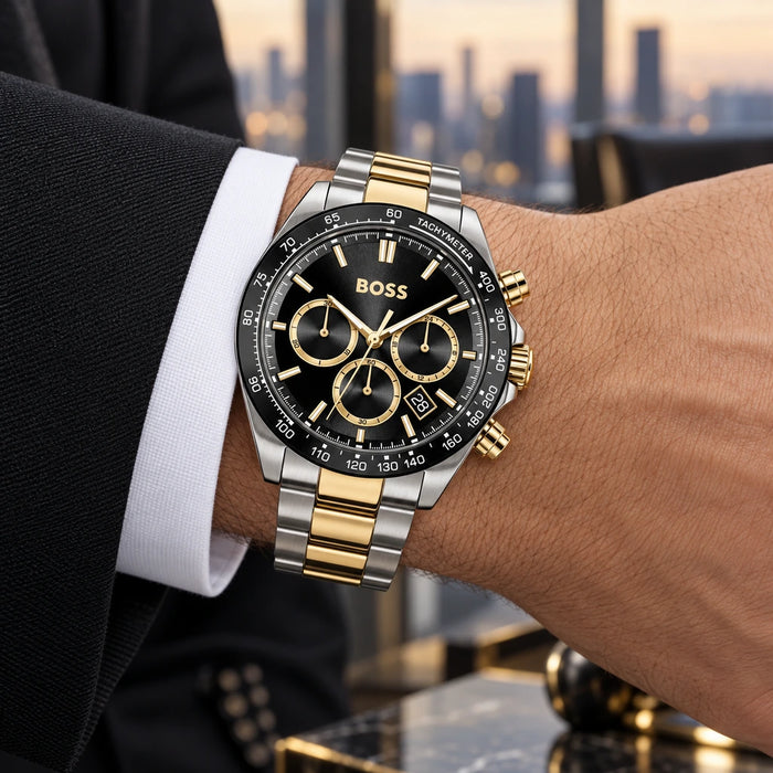 BOSS Hero 2.0 Two-Tone Chronograph Men's Watch – 1514269