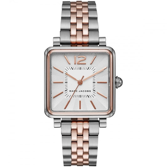 Marc Jacobs Vic Silver Dial Two-Tone Stainless Steel Ladies Watch – MJ3463