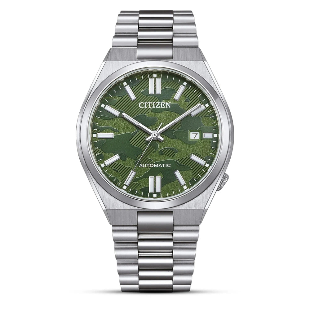 Citizen Tsuyosa Automatic Green Camo Dial Men's Watch – NJ0159-86X