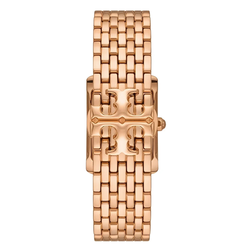 Tory Burch The Eleanor Mother of Pearl Dial Rose Gold Stainless Steel Ladies Watch – TBW1079