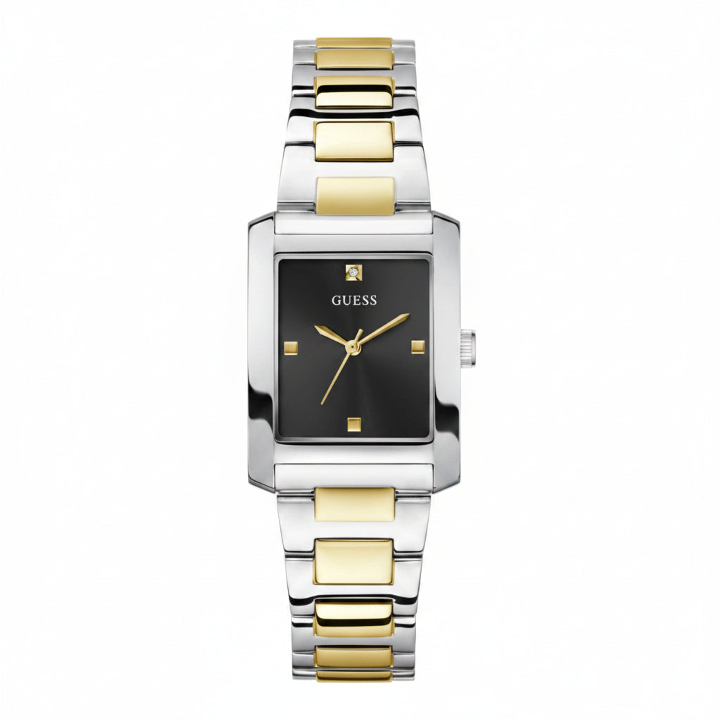 GUESS Bonnie Two-Tone Black Dial Ladies Watch – GW0876L3