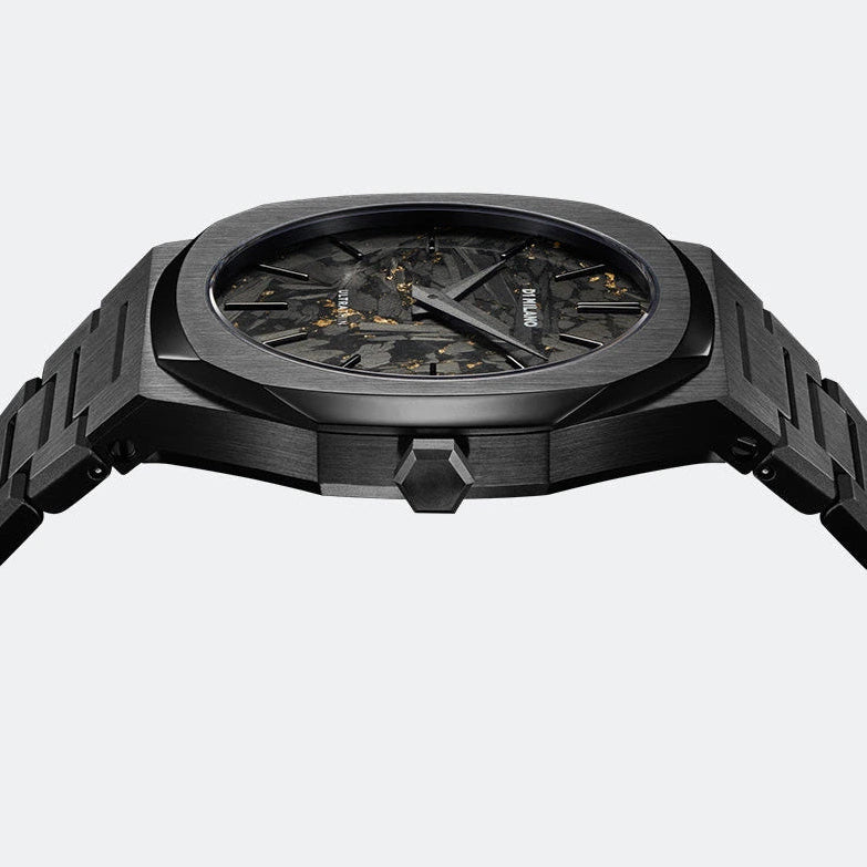 D1 Milano Ultra Thin Black DLC Men's Watch – D1-UTBJ31