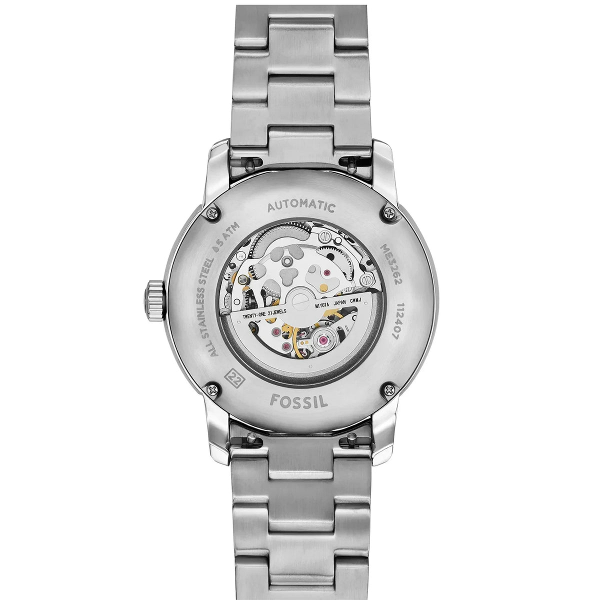 Fossil Heritage Green Skeleton Automatic Men's Watch – ME3262