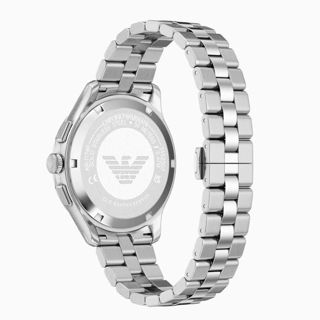 Emporio Armani Dario Green Dial Chronograph Men's Watch – AR11746