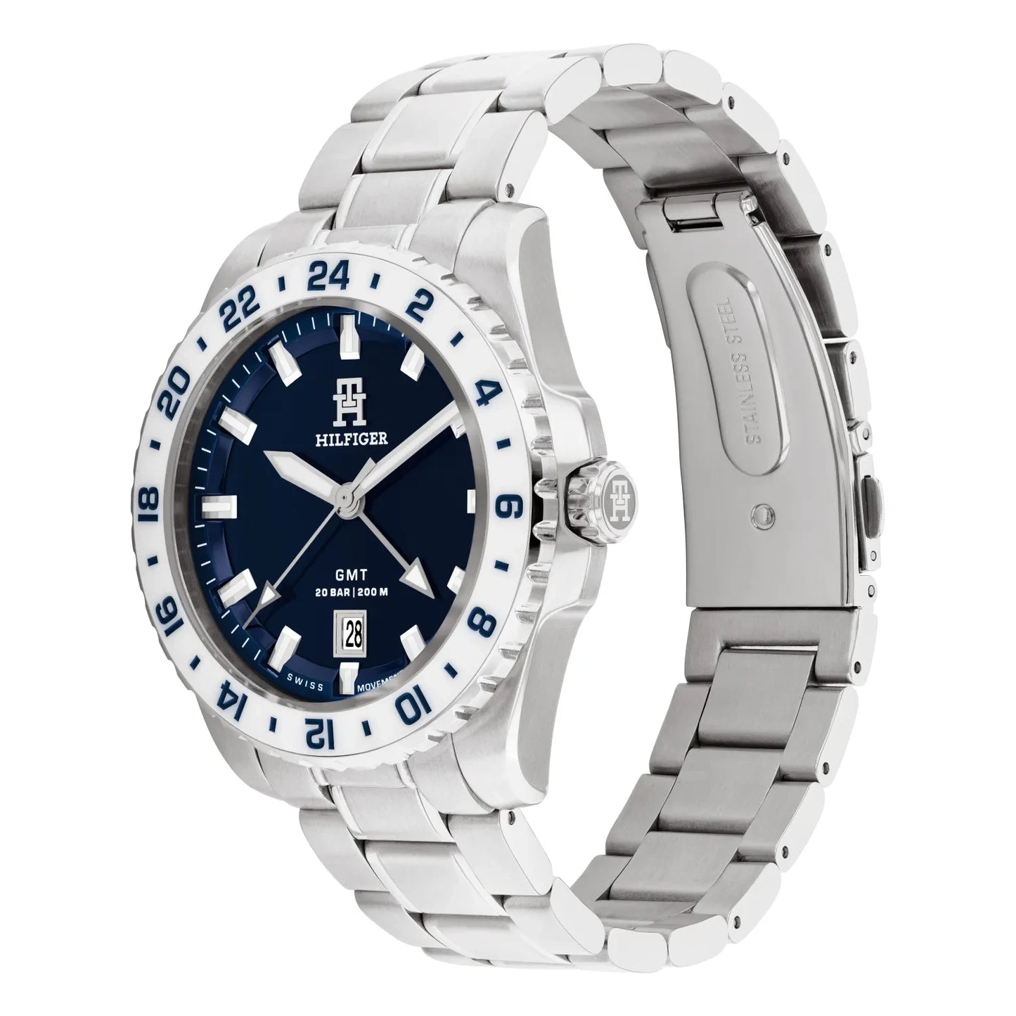 Tommy Hilfiger TH85 GMT Blue Dial Men's Watch – 1792132