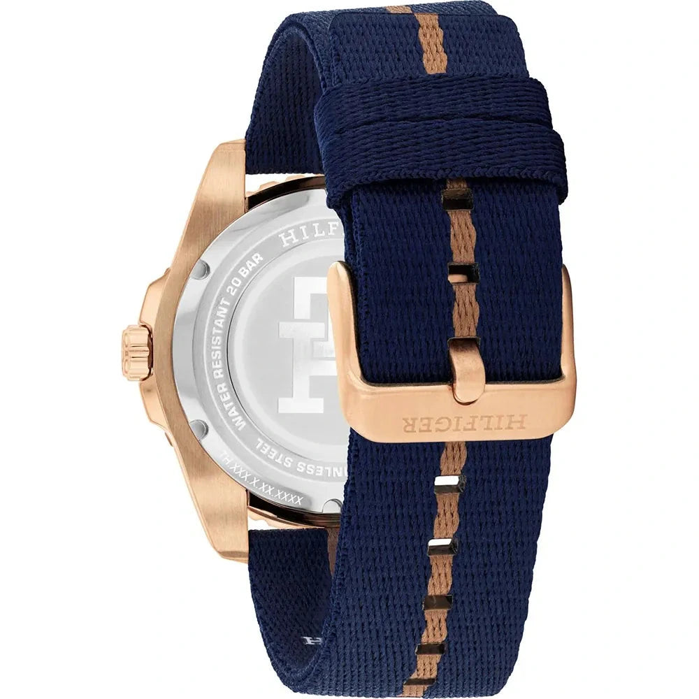Tommy Hilfiger TH85 GMT Blue Dial Men's Watch – 1792130