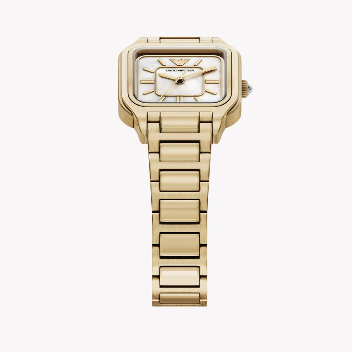 Emporio Armani Mother-of-Pearl Dial Gold-Tone Ladies Watch – AR11744