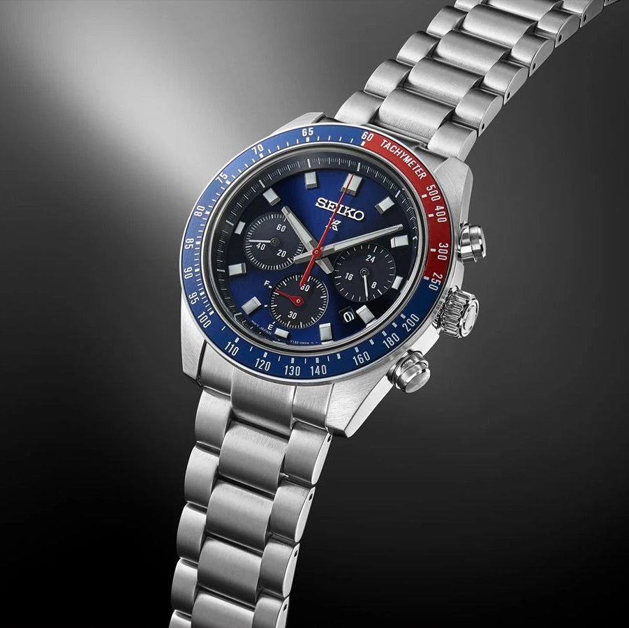 Seiko Prospex Speedtimer Solar Chronograph Men's Watch – SSC913