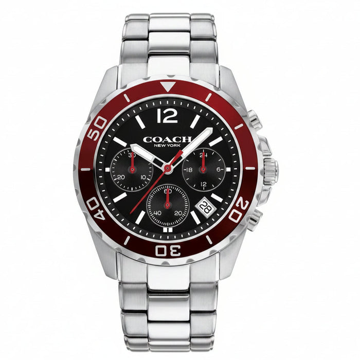 Coach Kent Black Dial Men's Chronograph Watch – 14602556