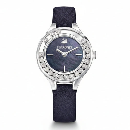 Swarovski Lovely Crystals Mini Black Mother of Pearl Dial Ladies Watch – 5242898