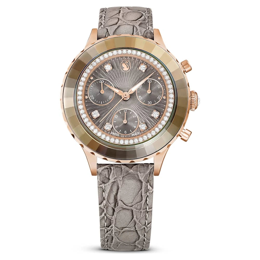 Swarovski Octea Chrono Gray Dial Ladies Watch – 5671153