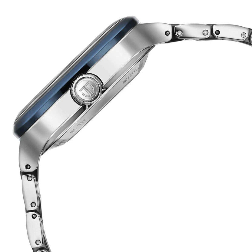 Titan Ceramic Fusion Skeleton Blue Dial Automatic Men's Watch – 90175KD02