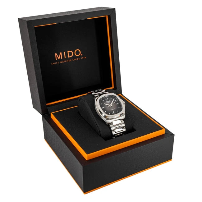 MIDO Multifort TV Big Date Grey Dial Stainless Steel Bracelet Men's Watch – M049.526.11.081.00