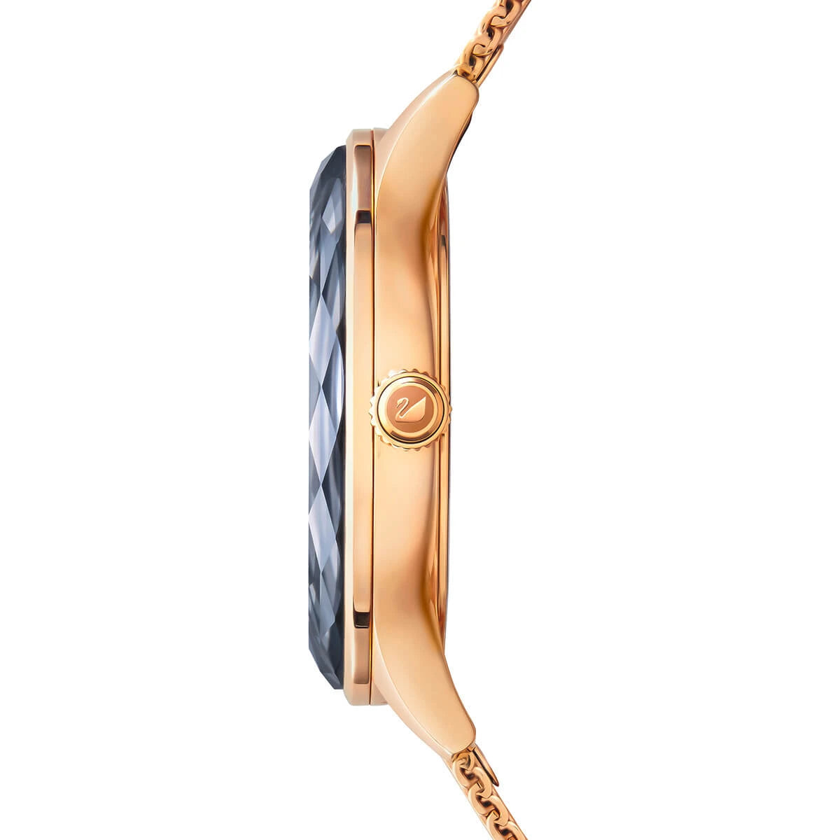 Swarovski Octea Nova Mini Black Dial Rose Gold-Tone Ladies Watch – 5430424