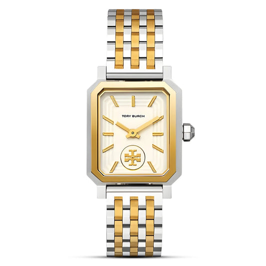 Tory Burch Robinson Cream Dial Two-Tone Stainless Steel Ladies Watch – TBW1501