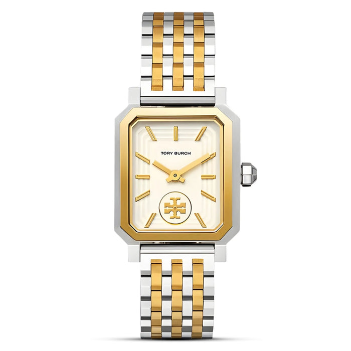 Tory Burch Robinson Cream Dial Two-Tone Stainless Steel Ladies Watch – TBW1501