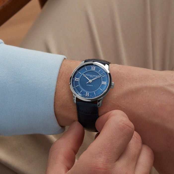 Frederique Constant Classics Premiere Blue Dial Automatic Men's Watch – FC-301N3B6