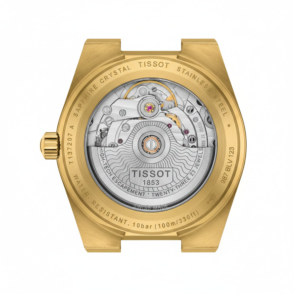 Tissot PRX Powermatic 80 35mm Champagne Dial Ladies Watch – T137.207.33.021.00