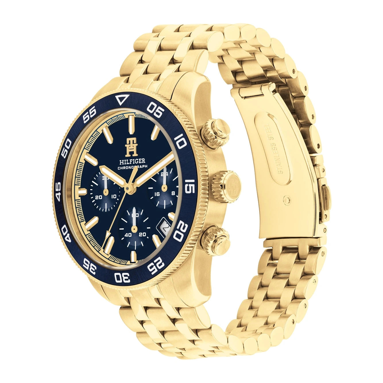 Tommy Hilfiger TH85 Blue Dial Chronograph Men's Watch – 1792158