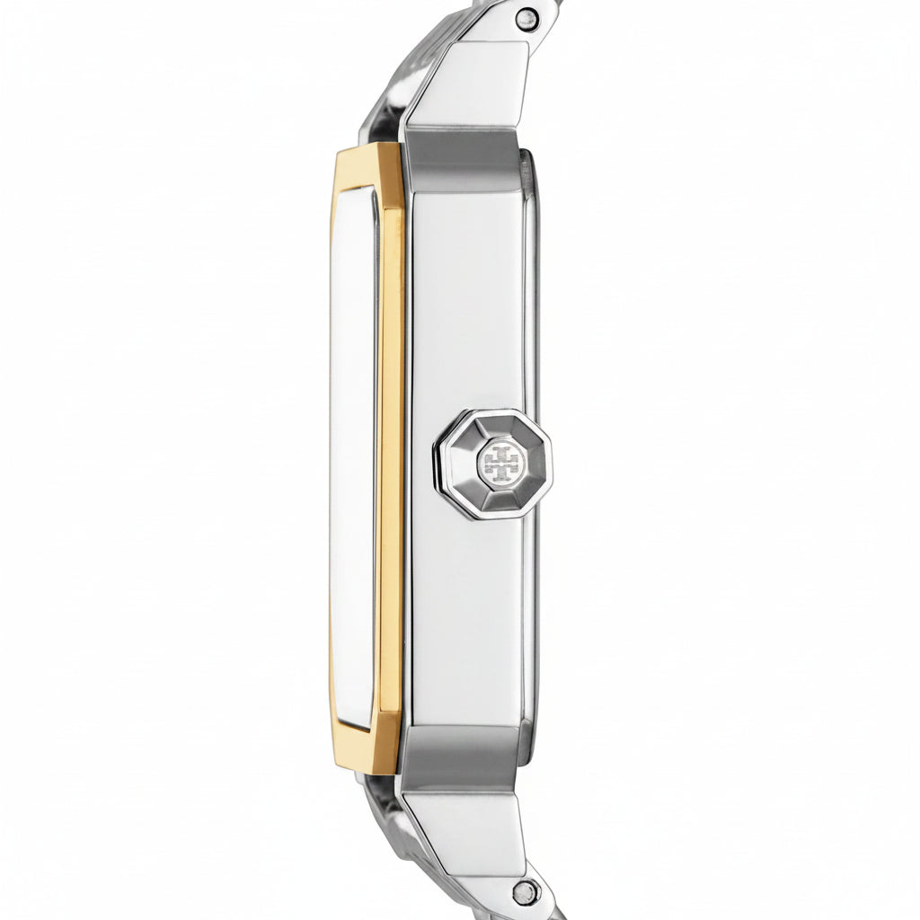 Tory Burch Robinson Cream Dial Two-Tone Stainless Steel Ladies Watch – TBW1501