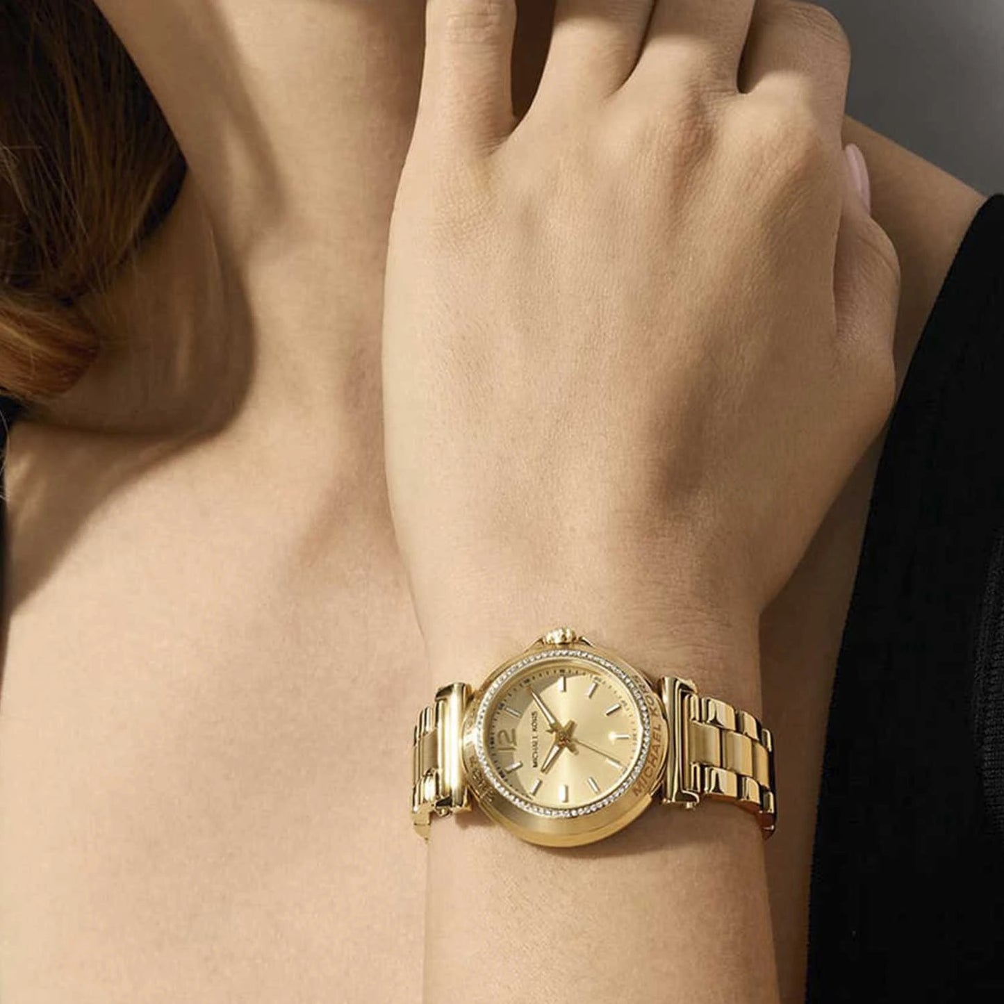 Michael Kors Maren Gold-Tone Crystal Dial Ladies Watch – MK7516